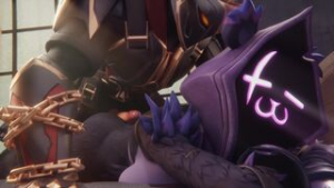 Rubbing On Raven Team Leader『Skxx Elliot』 - ﻿3D animation on Crohasit